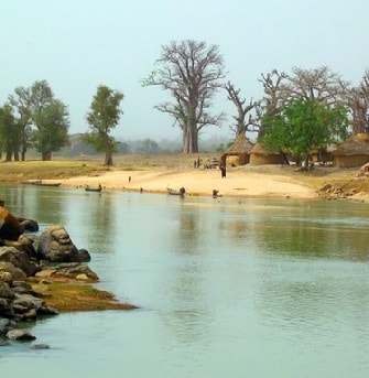 Village on Niger River